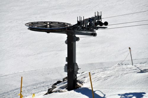 Skilift Kuhberg (Habegger, erbaut 1974), 1. März 2010

