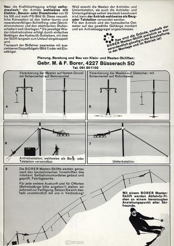 Porpspekt von Borer, mit Brief (vorheriges Bild), 1968

