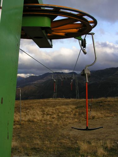 Skilift Tegia Gronda, Sedrun, Oktober 2006
