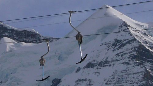 Skilift Bumps, Wengen / Silberhorn, Februar 2007
