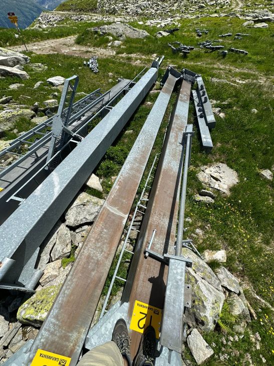Abriss Skilift Dadens, 28. Juni 2025 (hj)
