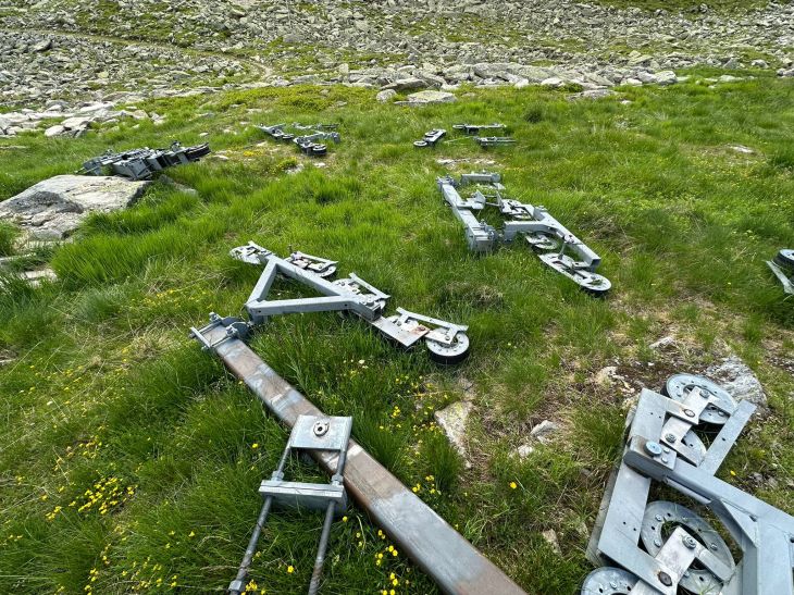 Abriss Skilift Dadens, 28. Juni 2025 (hj)
