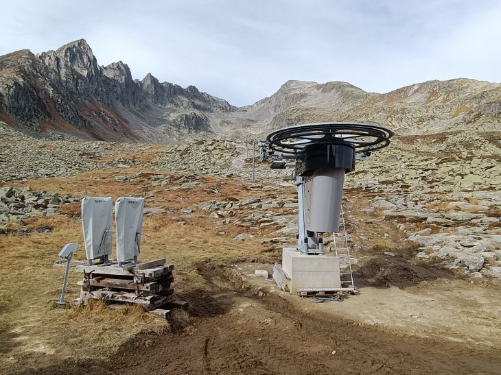 Neubau Skilift Dadens, 19. Oktober 2025 (hj)
