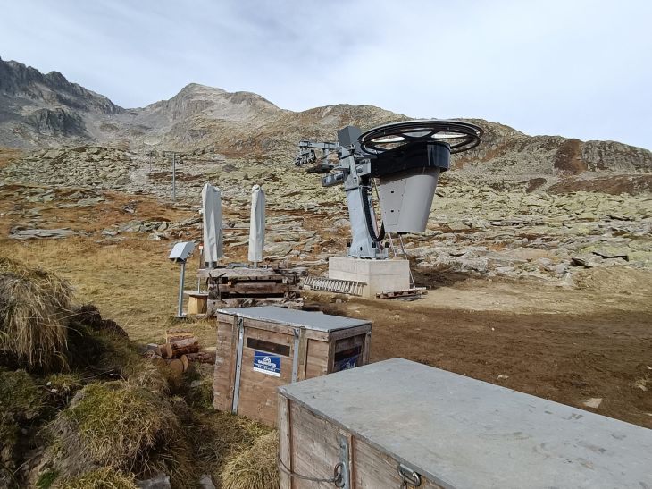 Neubau Skilift Dadens, 19. Oktober 2025 (hj)
