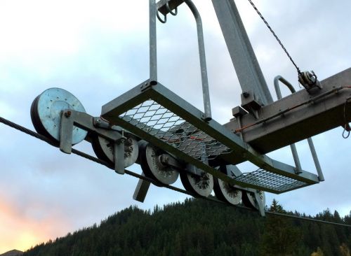 Skilift Junker, St. Antönien, 11. Oktober 2014
