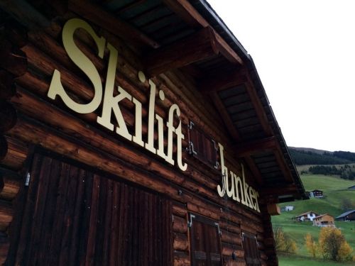 Skilift Junker, St. Antönien, 11. Oktober 2014
