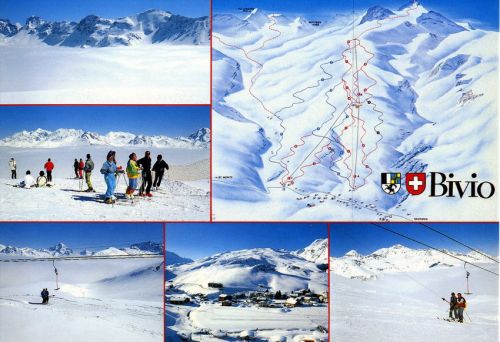 Postkarte Bivio, ca. 1980er-Jahre (Archiv [url=http://skilift-nostalgie.ch]Jakob Schuler[/url])
