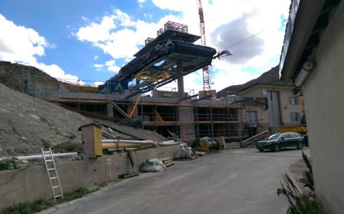 Talstation Gondelbahn Oberalppass-Schneehüenerstock, Stand 30.9.2018
