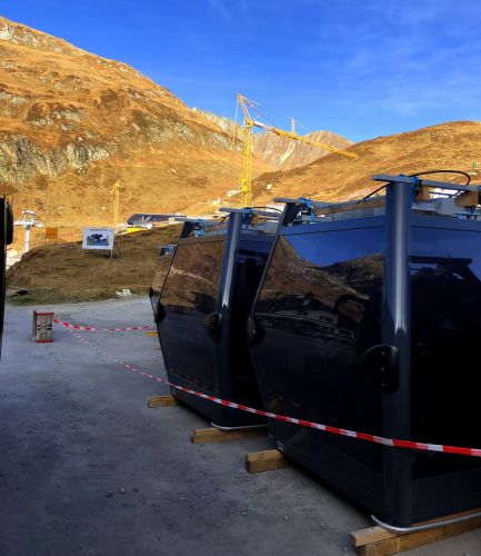 10er-Gondelbahn Schneehüenerstock, 23. Oktober 2018
