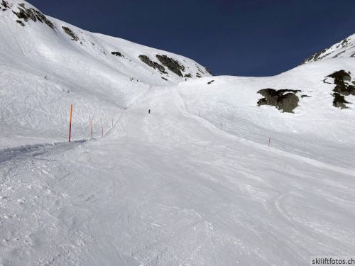 Piste Schneehüenerstock-Oberalppass, 23. Februar 2019
