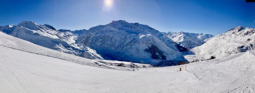 Blick auf Andermatt, Januar 2025

