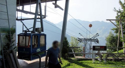 Bergstation Seilbahn Brändlen, August 2011
