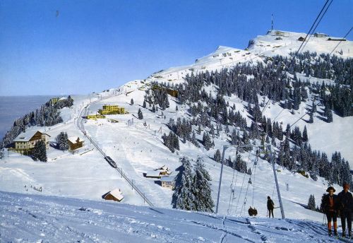 Rigi, Rotstock, ca. 1970er-Jahre (Postkarte, Archiv [url=http://skilift-nostalgie.ch]Jakob Schuler[/url])
