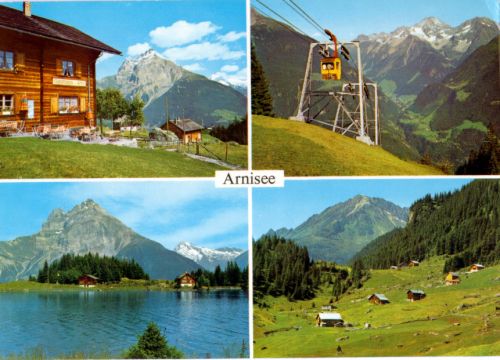 Postkarte Arnisee, gestempelt 1980 (Photoglob AG, Zürich). Privatarchiv Thesi Sommer, Altdorf.
