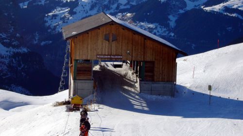 Bergstation Fallboden, 13. Januar 2007 / Für Bildmaterial des Sesselliftes mailen Sie bitte an info@jacomet.ch -  danke für Ihre Fairness und die Beachtung des Urheberrechtes
