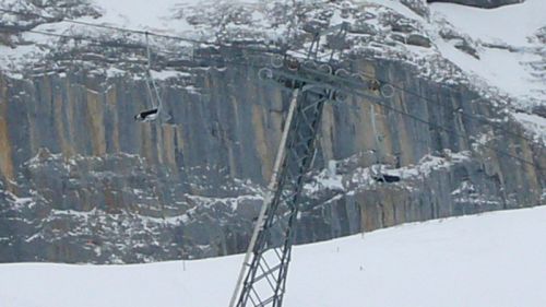 Sesselbahn Fallboden, 14. Januar 2008 / Für Bildmaterial des Sesselliftes mailen Sie bitte an info@jacomet.ch -  danke für Ihre Fairness und die Beachtung des Urheberrechtes
