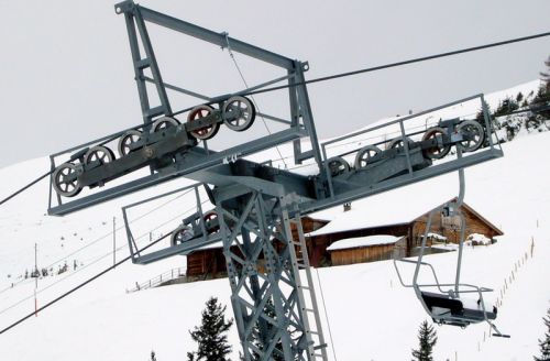 Sesselbahn Fallboden, 14. Januar 2008 / Für Bildmaterial des Sesselliftes mailen Sie bitte an info@jacomet.ch -  danke für Ihre Fairness und die Beachtung des Urheberrechtes
