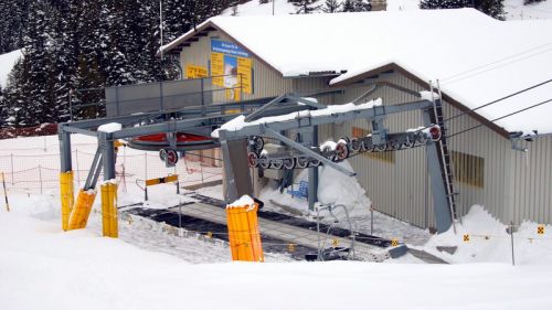 Sesselbahn Fallboden, 14. Januar 2008 / Für Bildmaterial des Sesselliftes mailen Sie bitte an info@jacomet.ch -  danke für Ihre Fairness und die Beachtung des Urheberrechtes
