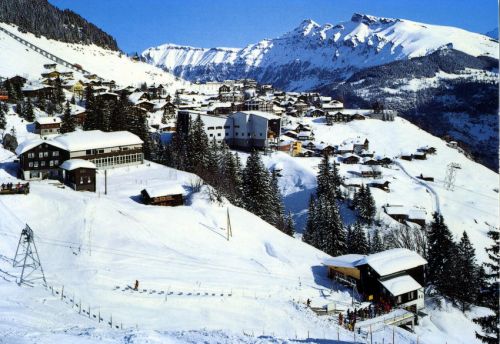 Postkarte Talstation Skilift Schiltgrat, ca. 1970er-Jahre (Archiv [url=http://skilift-nostalgie.ch]Jakob Schuler[/url])
