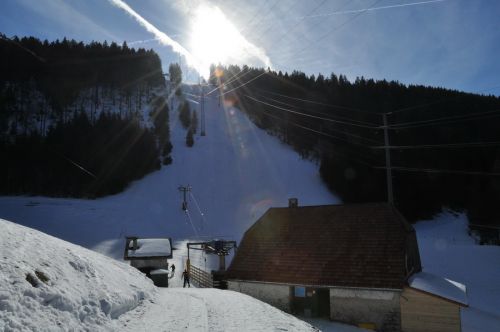 Skilift Roche aux Crocs, angeblich 1988 erbaut
