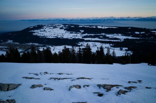 Dent de Vaulion, 18. Januar 2012
