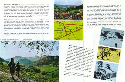 Tourismus-Prospekt, vermutlich 1960er-Jahre
