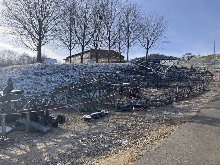 Abriss Skilift Untere Wanne, 19. November 2025 (Nic Engel)
