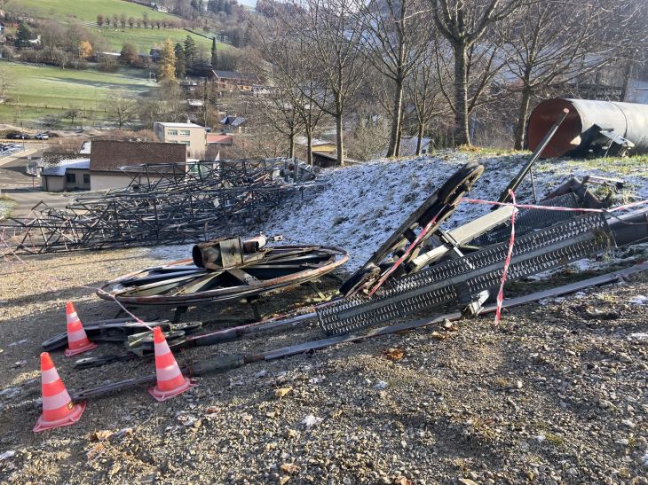 Abriss Skilift Untere Wanne, 19. November 2025 (Nic Engel)
