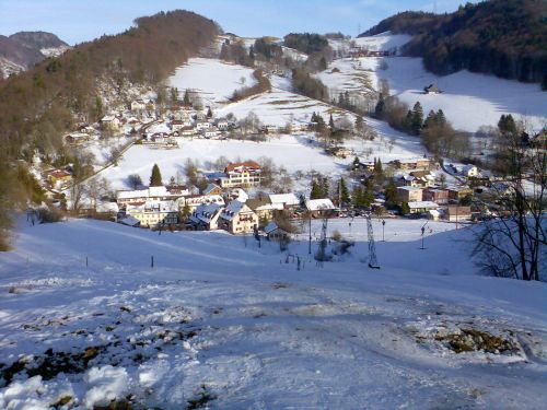Ich liebe Skifahren im Jura!

