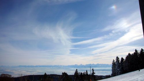 Gegen Mittag wurde es sogar noch etwas sonniger
