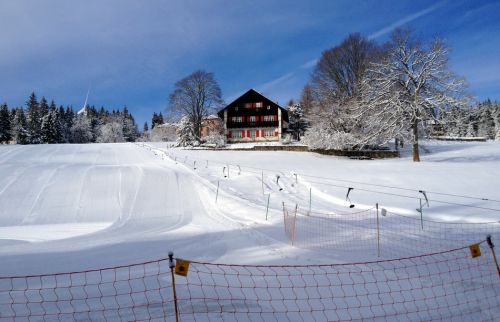Hier surren ein Ponylift und ein "Rope Tow"
