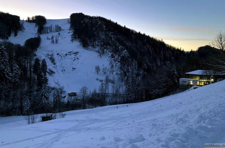 Bereich Ex-Skilift Vogelberg, 12. Januar 2024
