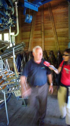 Interview in der Bergstation
