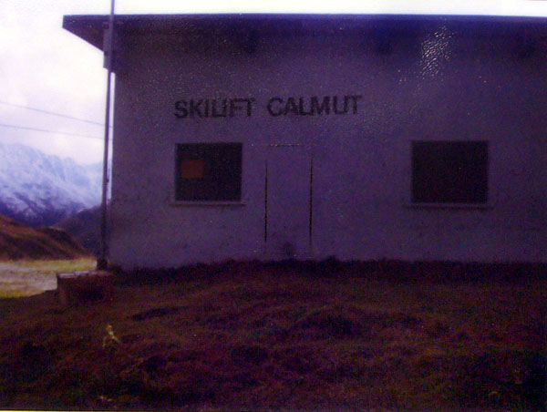 Bild von ca. 1980 aus dem Gemeindearchiv Sedrun
