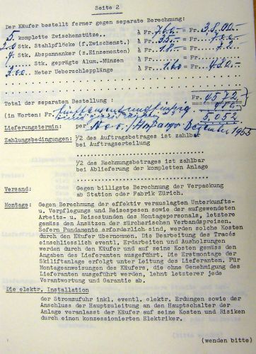 Dieser Lift ist bisher nicht dokumentiert - bisher hiess es, 1951 -im "Winter des grossen Schnees", hätten Skilehrer auf dem Oberalppass einen "modernen Skilift" montiert. Dessen Benzinmotor sei aber wegen der Kälte oft defekt gewesen. Da zu dieser Anlage keine Dokumente zu finden sind, liegt ahand der folgenden Dokumente die Vermutung nahe, dass es sich beim "Problemlift" in Tat und Wahrheit um den Skima-Lift handelt.
