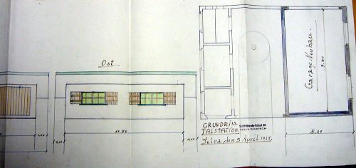 Plan von 1968, Erweiterung Garage
