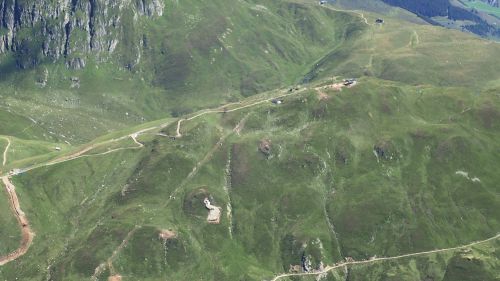 Bau der Sesselbahn Alpsu, 8.8.2016 (Bild: hj)
