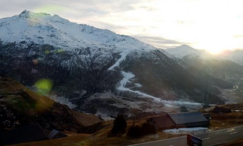 Auf der Rückfahrt nach Bern: Gemsstock, 3. Dezember 2016
