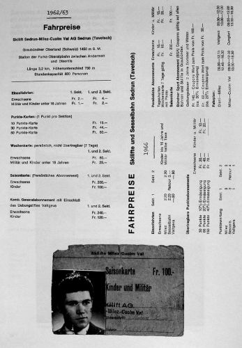 Originaldokumente aus der Saison 1962/63
