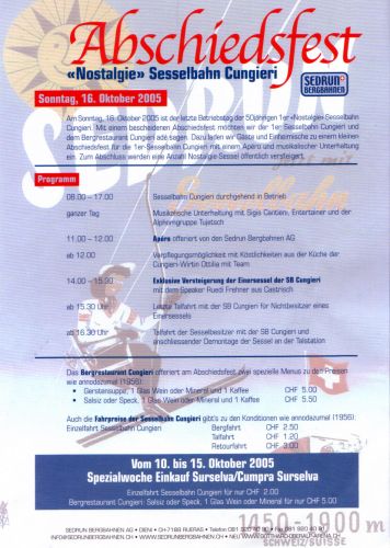 Flyer des Abschlusstages
