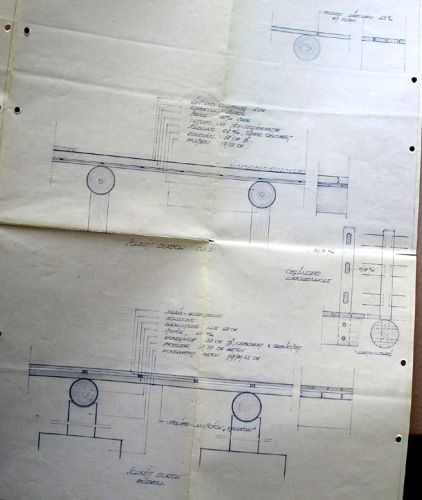 Zeichnung zum Restaurant eines Churer Architekten, 10. Juli 1956
