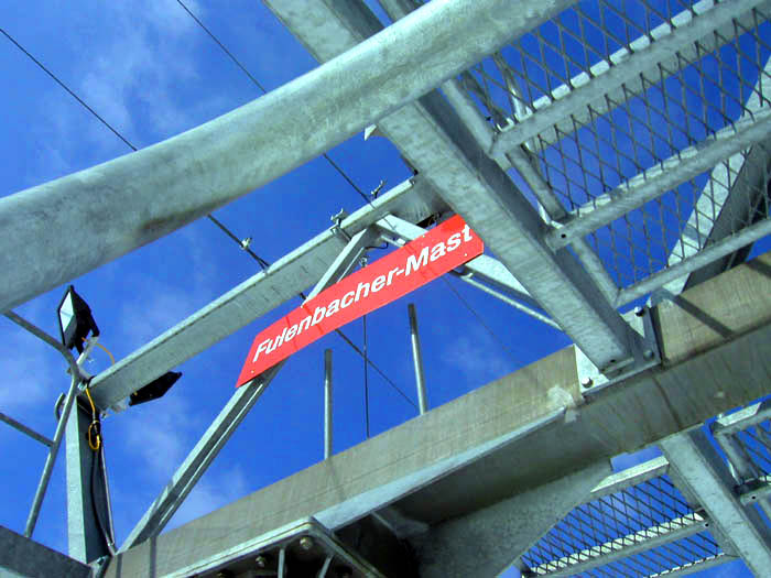 April 2006 - der Fulenbacher-Mast, der Name kam angeblich in einer recht trinkfreudigen Runde zustande...
