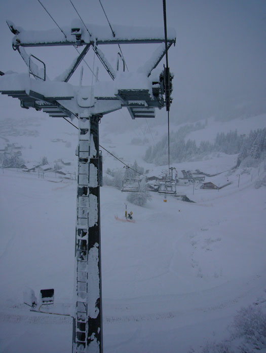 Im Schneesturm... 9.12.2006
