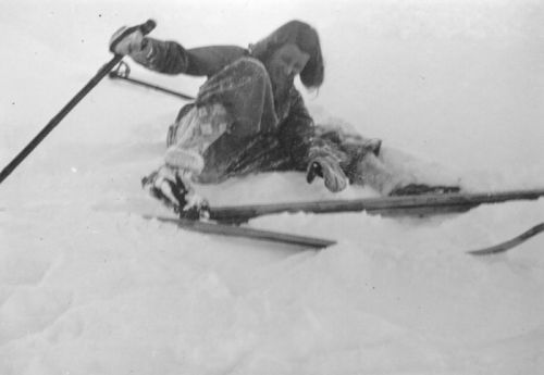 Skischule, Winter 1941 (Archiv Fam. Decurtins)
