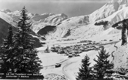 Val Tujetsch Anfang/Mitte 1940er-Jahre (Postkarte)

