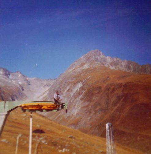 Bau der Skilifte Dieni-Milez-Cuolm Val, Sommer/Herbst 1962
