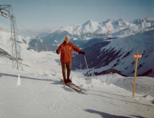 Placi Monn auf Cuolm Val, Mitte 1960er-Jahre (Archiv Placi Monn)
