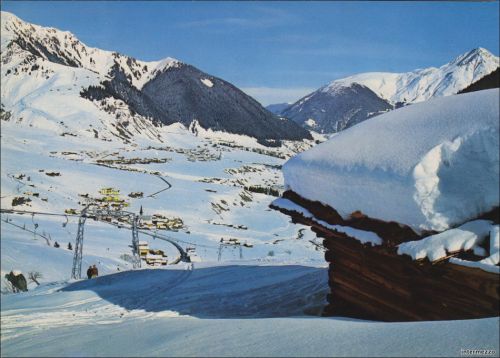 Postkarte von Sedrun, ca. 1966
