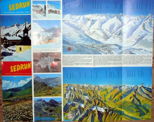 Sedruner Prospekt, ca. Ende 1960er / Anfang 1970er-Jahre (Archiv Jakob Schuler)
