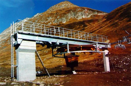 Die neue Sesselbahn Val Val, Herbst 1988 (Archiv Talstation Val Val)
